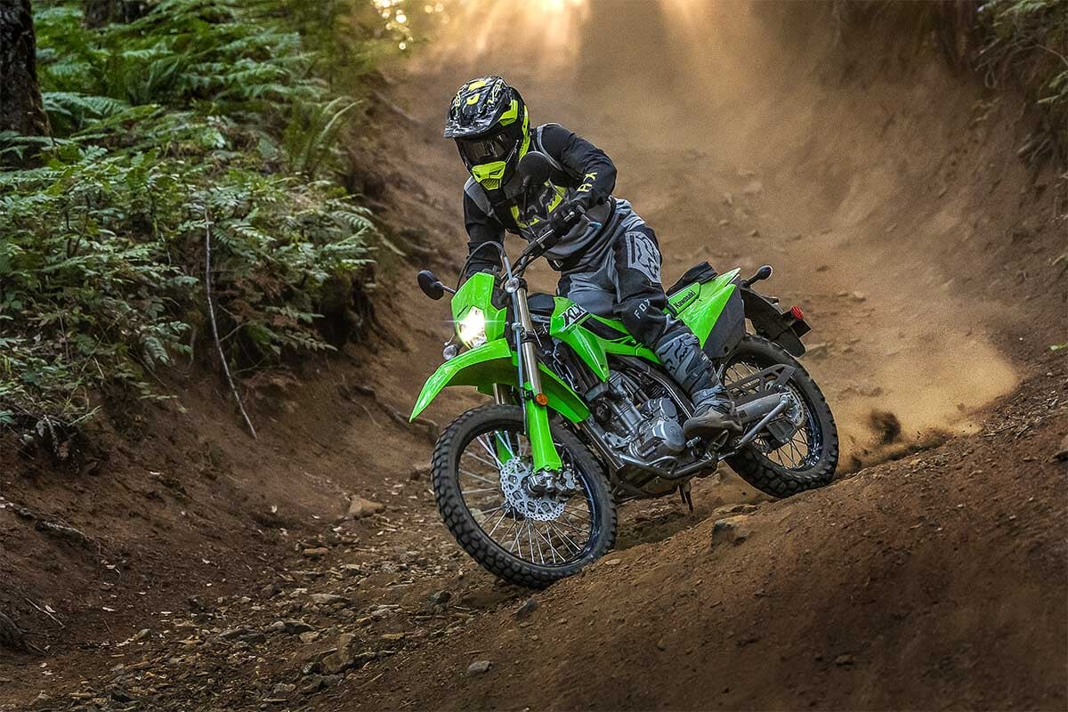 2025 Kawasaki KLX300 action2