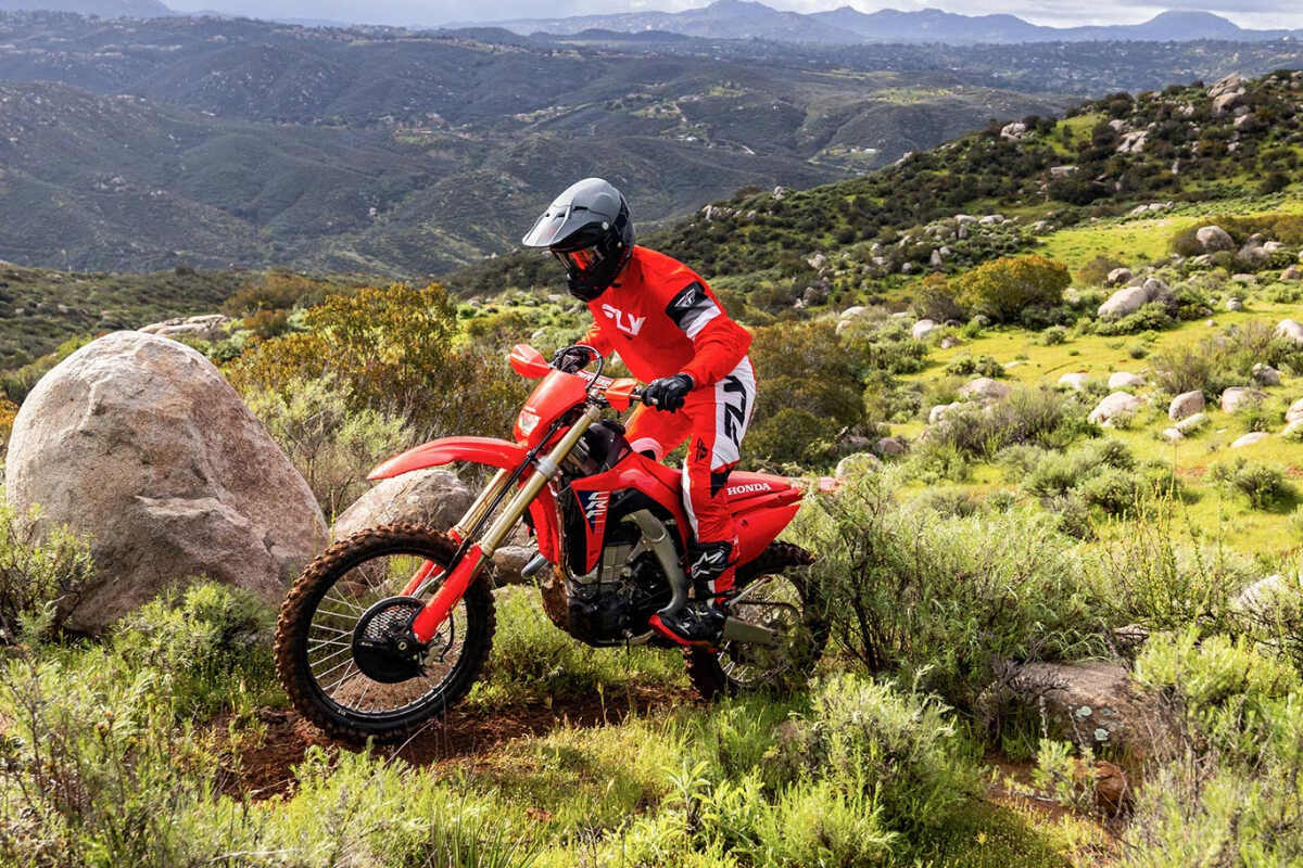 2025 honda crf450x action 1