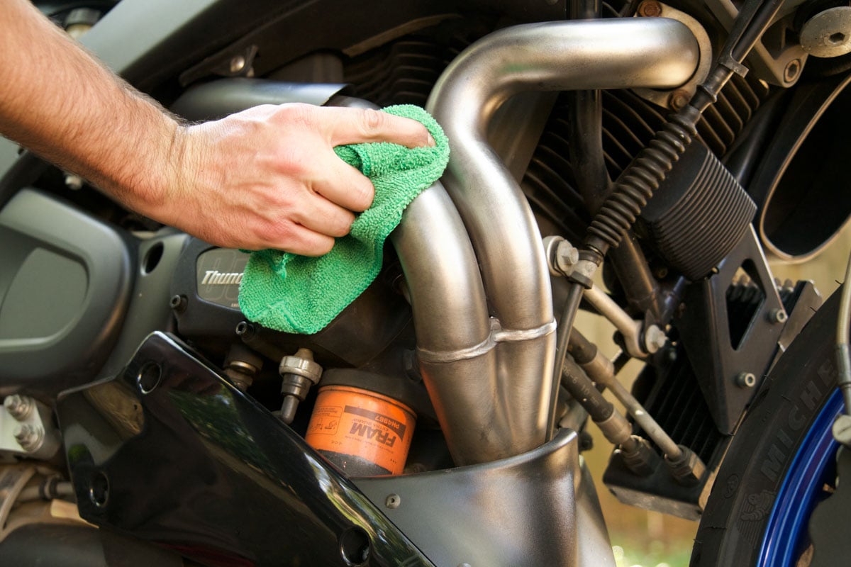 motorcycle exhaust polishing 1