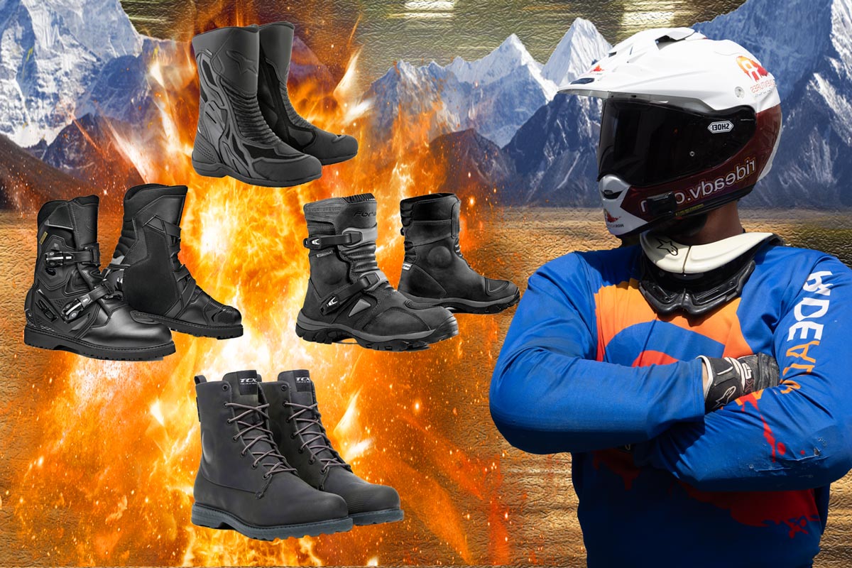 Alpinestars short motorcycle boots best sale