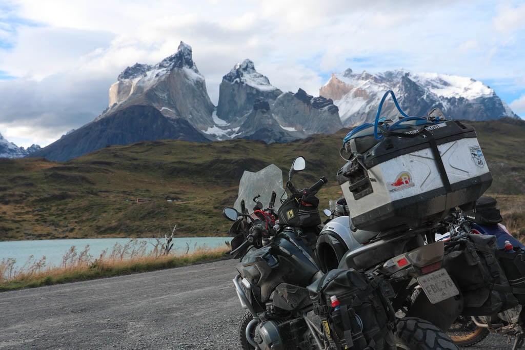 top-case-with-motorcycle-camping-gear-in-patagonia