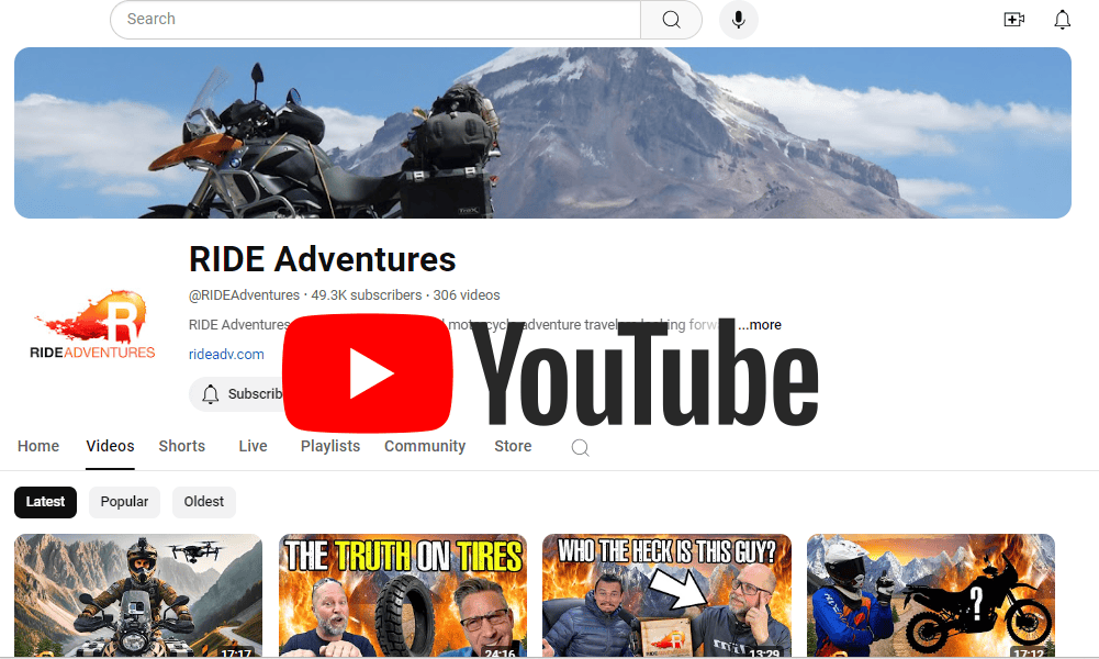 RIDE Youtube Image